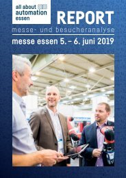 Messereport all about automation essen 2019