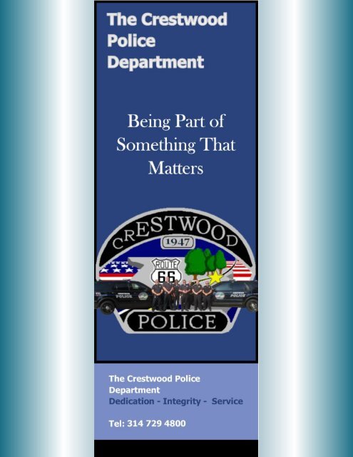 The Crestwood Police Department