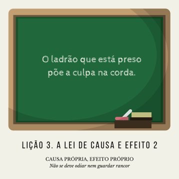 Lição 3 - A lei de causa e efeito 2