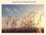 Top Way To Seoul Travel