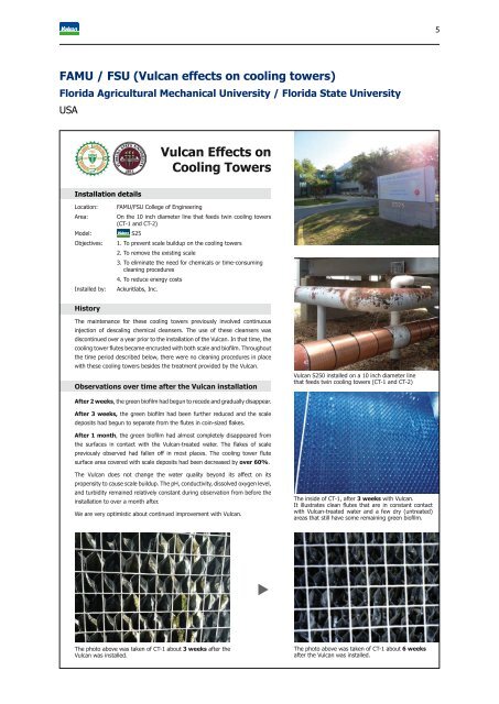 Vulcan Anti-Scale System - Cooling Tower References (EN)