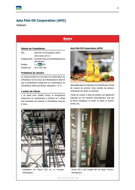 Vulcan - Système anti-calcaire - Information des Tours de Refroidissements (FR)