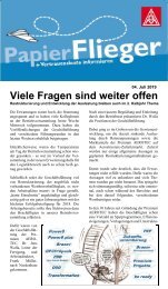 Papierflieger Juli 19