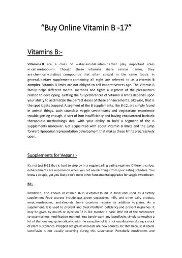  Buy Online Vitamin B-17