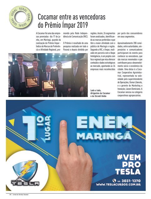 Jornal Cocamar Julho 2019