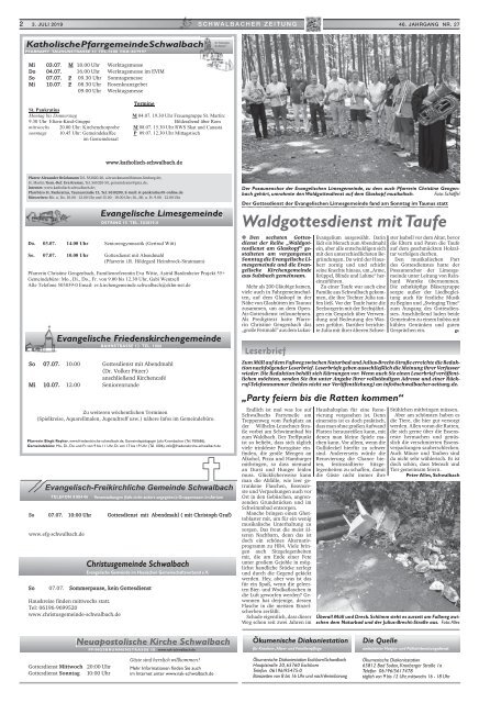 Schwalbacher Zeitung