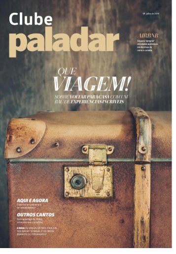 Revista Clube Paladar - Julho 2019