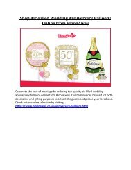 Shop Air-Filled Wedding Anniversary Balloons Online from BloonAway