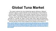Global Tuna Market Forecast (2014-2024) 