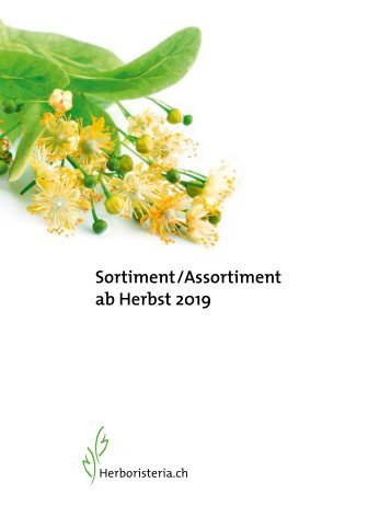 Herboristeria Katalog_Catalogue ab Herbst 2019 D+F GROSS