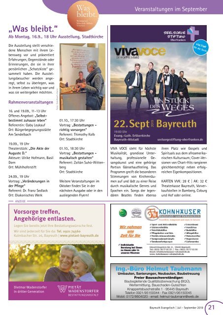 Bayreuth Evangelisch Juli-Aug-Sept 2019