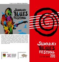 Folder Suwałki Blues Festival 2019