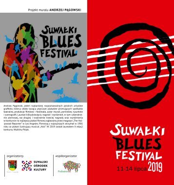 Folder Suwałki Blues Festival 2019