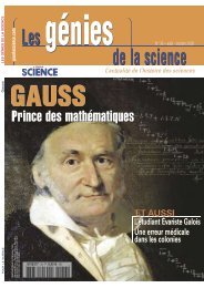 Les Génies de la Sciences n° 36 - Août 2008