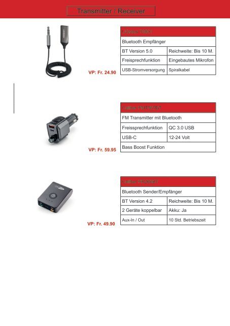 Streaming Katalog CarCom electronics