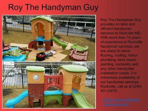 Professional Handyman Service in Rockville