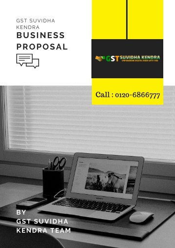GST Suvidha Kendra Business Proposal