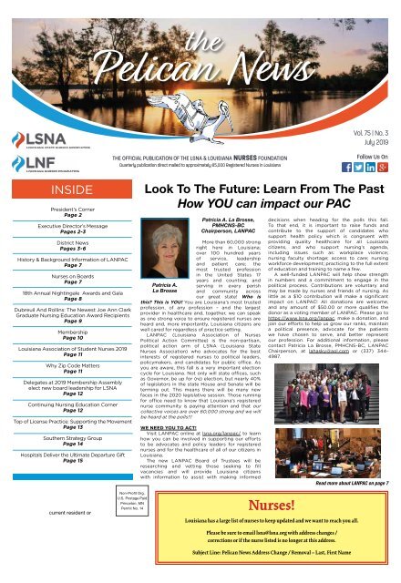 The Louisiana Pelican News - July 2019