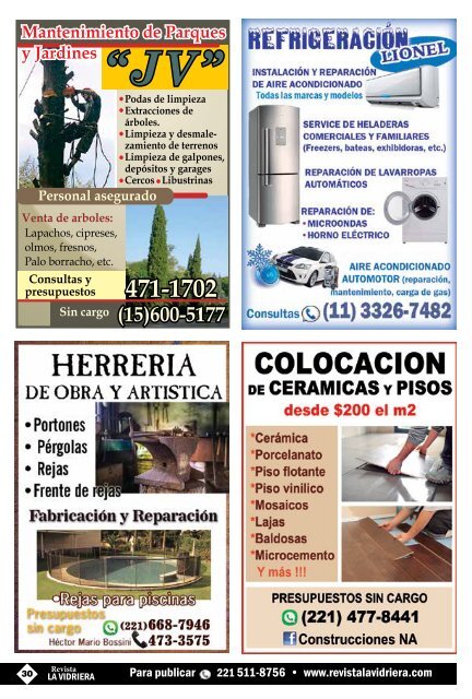 Revista La Vidriera JULIO 2019