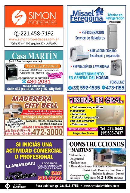 Revista La Vidriera JULIO 2019