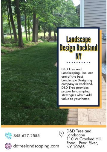 Landscape Design Rockland NY | Landscape Designing Company