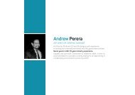 Andrew Perera - Portfolio 2019