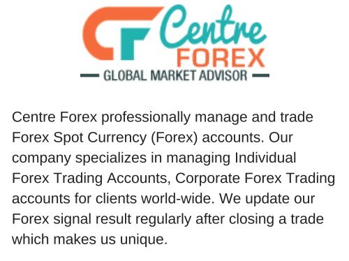 Forex Signal Services