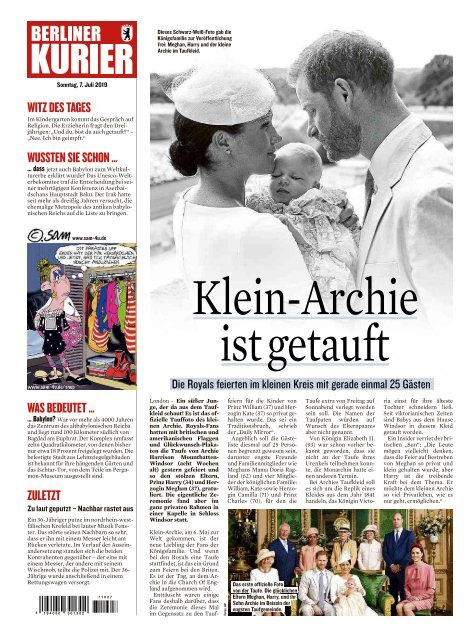 Berliner Kurier 07.07.2019