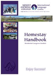 MAC ILC Homestay Handbook (Residential Caregiver Booklet)
