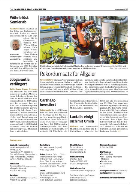 2019/28 - unternehmen - Ausgabe 68