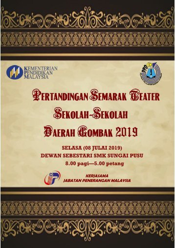 BUKU PROGRAM TEATER 2019 satu-satu