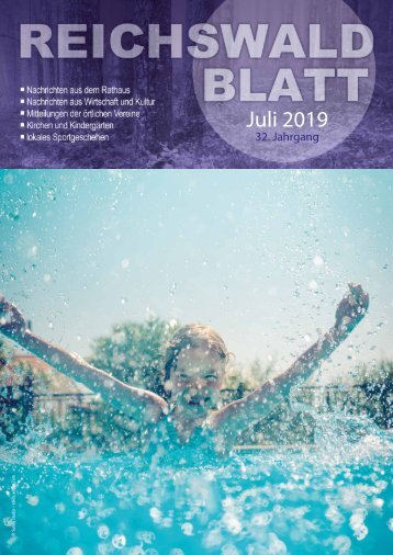Reichswaldblatt Juli 2019