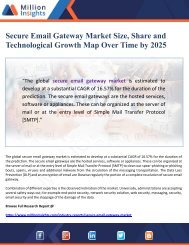 Secure Email Gateway Market Size and Share by 2025