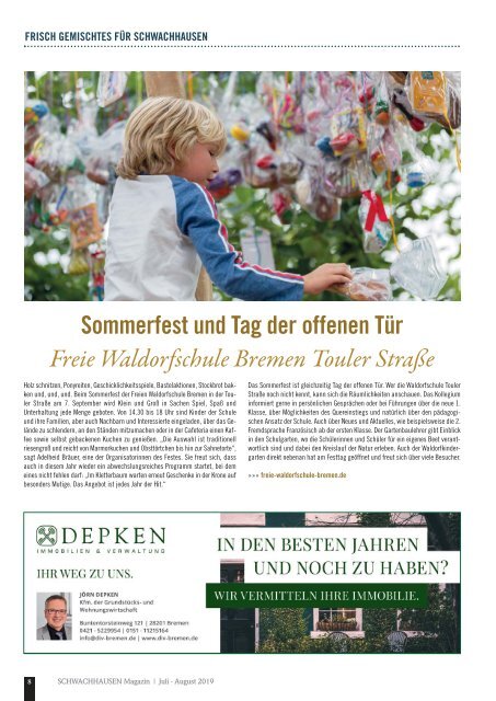 SCHWACHHAUSEN Magazin | Juli-August 2019
