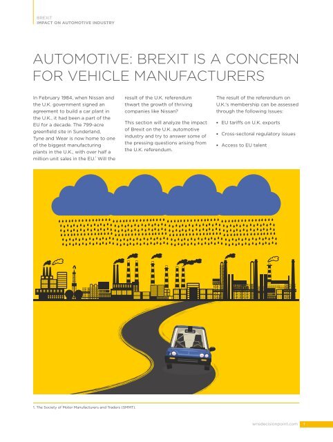 Brexit Impact on Automotive sector