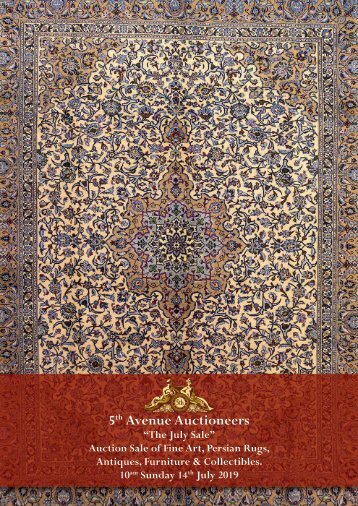 July Auction - Persian & Oriental Rugs, Carpets & Runners