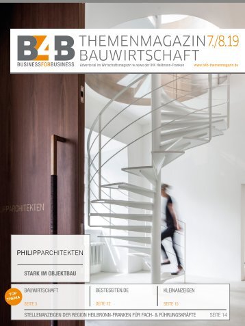 BAUWIRTSCHAFT | B4B Themenmagazin 07/08.2019