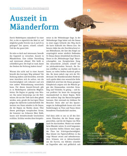 #echtwohlig - Das Magazin für das Bayerische Golf- und Thermenland 2019