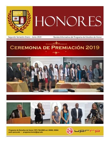 HONORES 1ra Edición Ene-Jun 2019