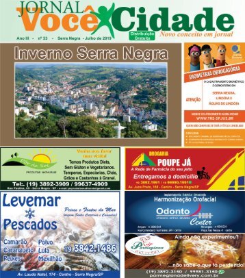 Jornal Você Cidade Serra Negra