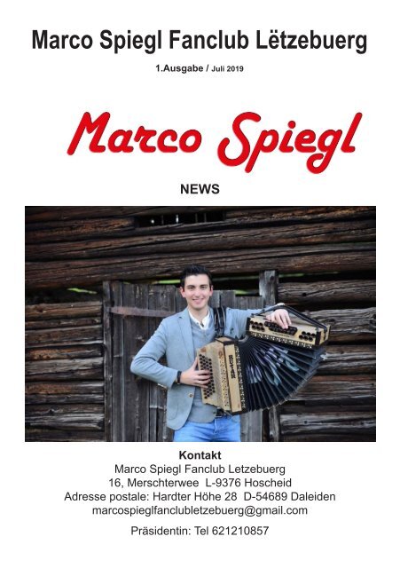 MARCO SPIEGL Fanclub Lëtzebuerg