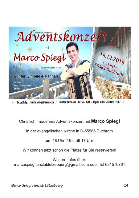 MARCO SPIEGL Fanclub Lëtzebuerg