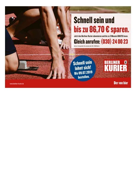 Berliner Kurier 09.07.2019