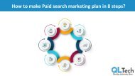 How to make Paid search marketing plan in 8 steps_