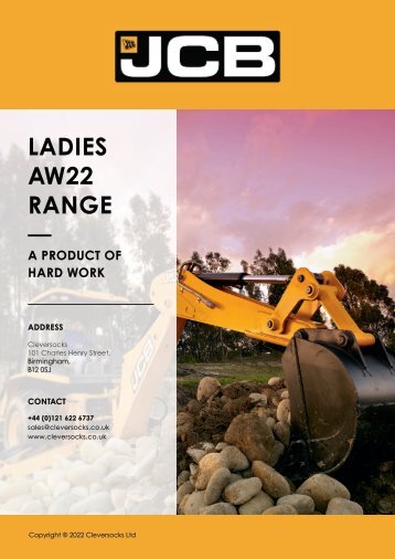 Cleversocks JCB Ladies Range