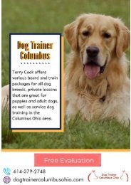 Get The Best Dog Trainer In Columbus
