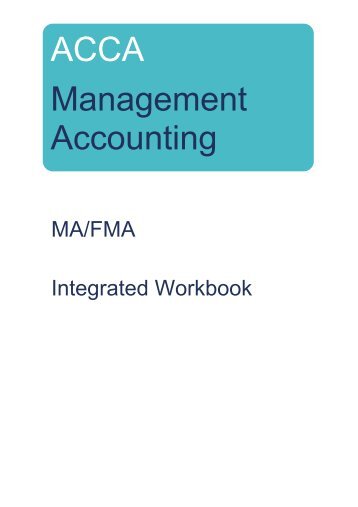 MA-FMA Integrated Workbook STUDENT 2019-20