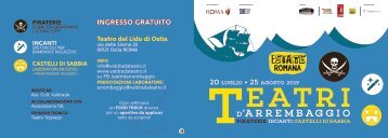 Depliant Teatri d'Arrembaggio 2019