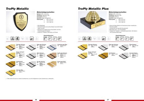 Trotec Materialkatalog Weber