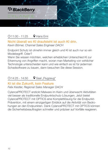 Agenda IT Security Day 2019